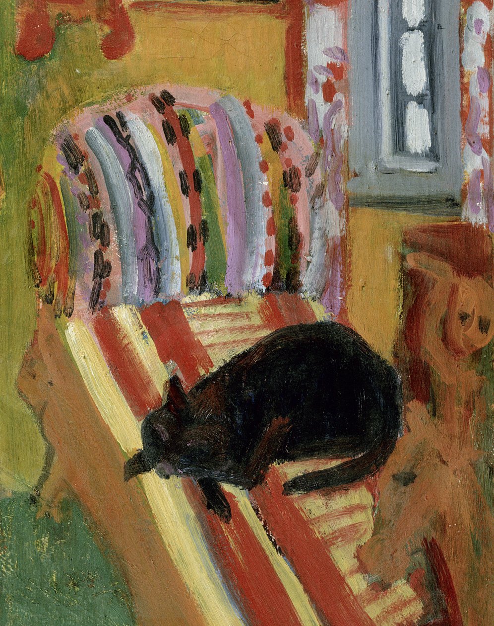 Obývací pokoj, 1920 (detail 148757) od Ernst Ludwig Kirchner