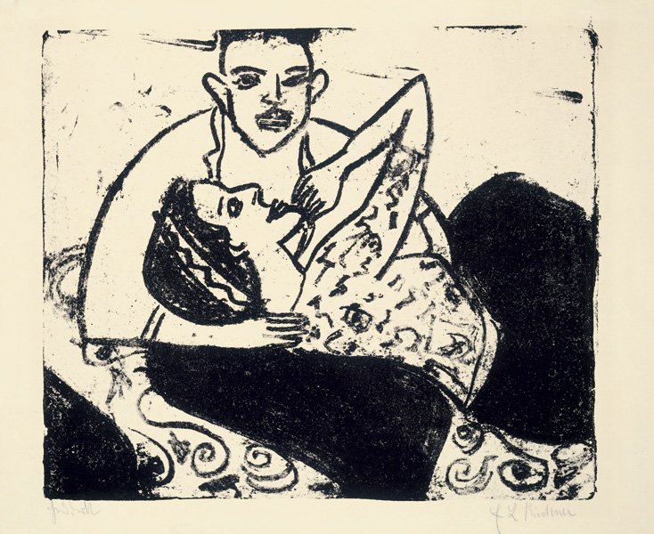 Dívka z reklamy od Ernst Ludwig Kirchner