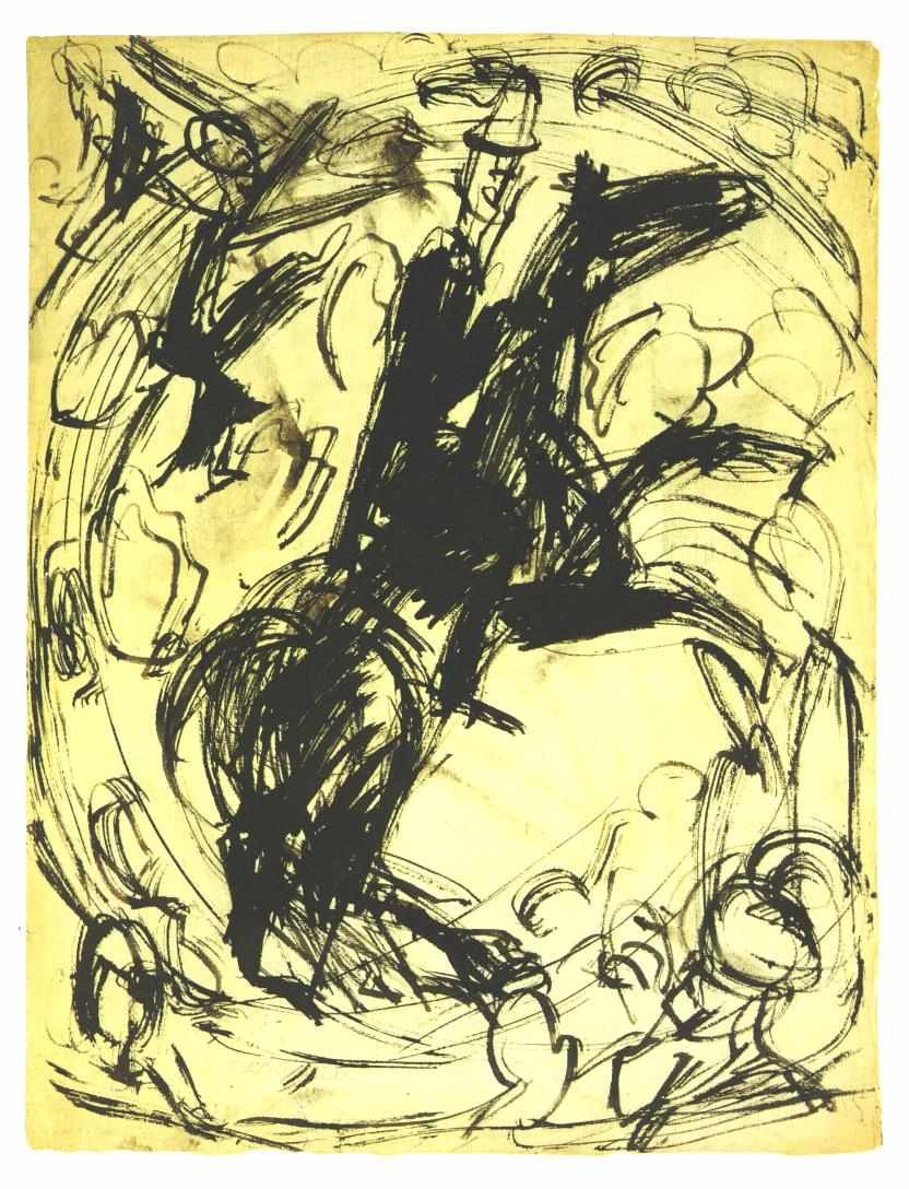 Cirkusový jezdec od Ernst Ludwig Kirchner