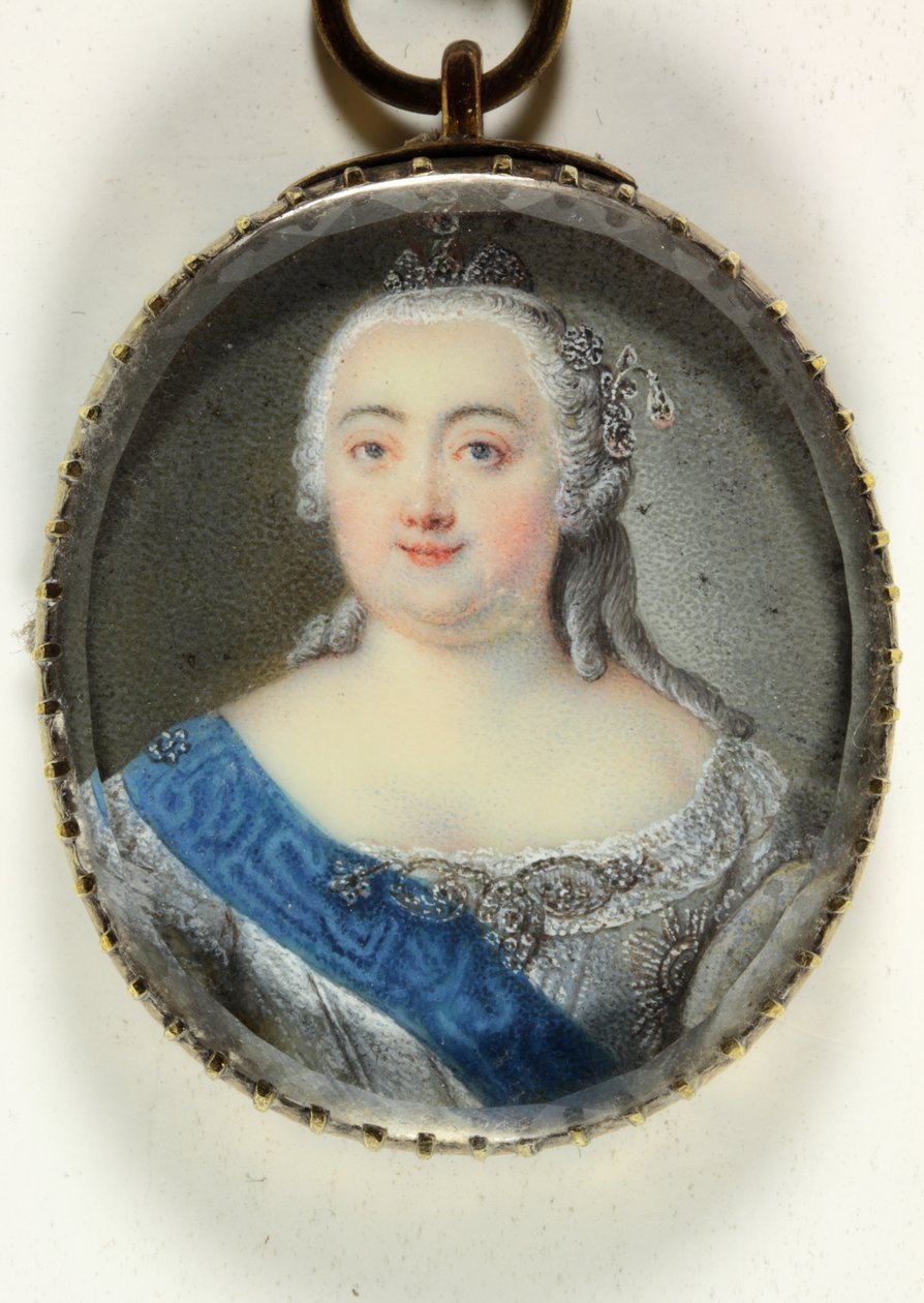 Elizabeth Petrovna, carevna Ruska (smalt) od Ernst August Abel