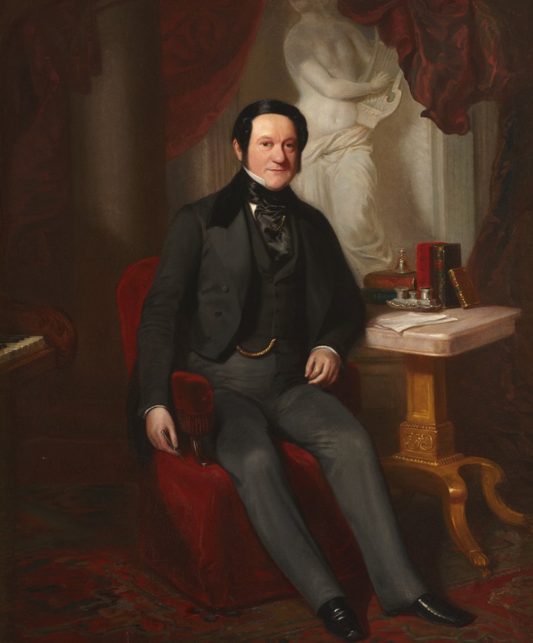 Domenico Francesco Maria Crivelli, 1849 od Ernst August Becker