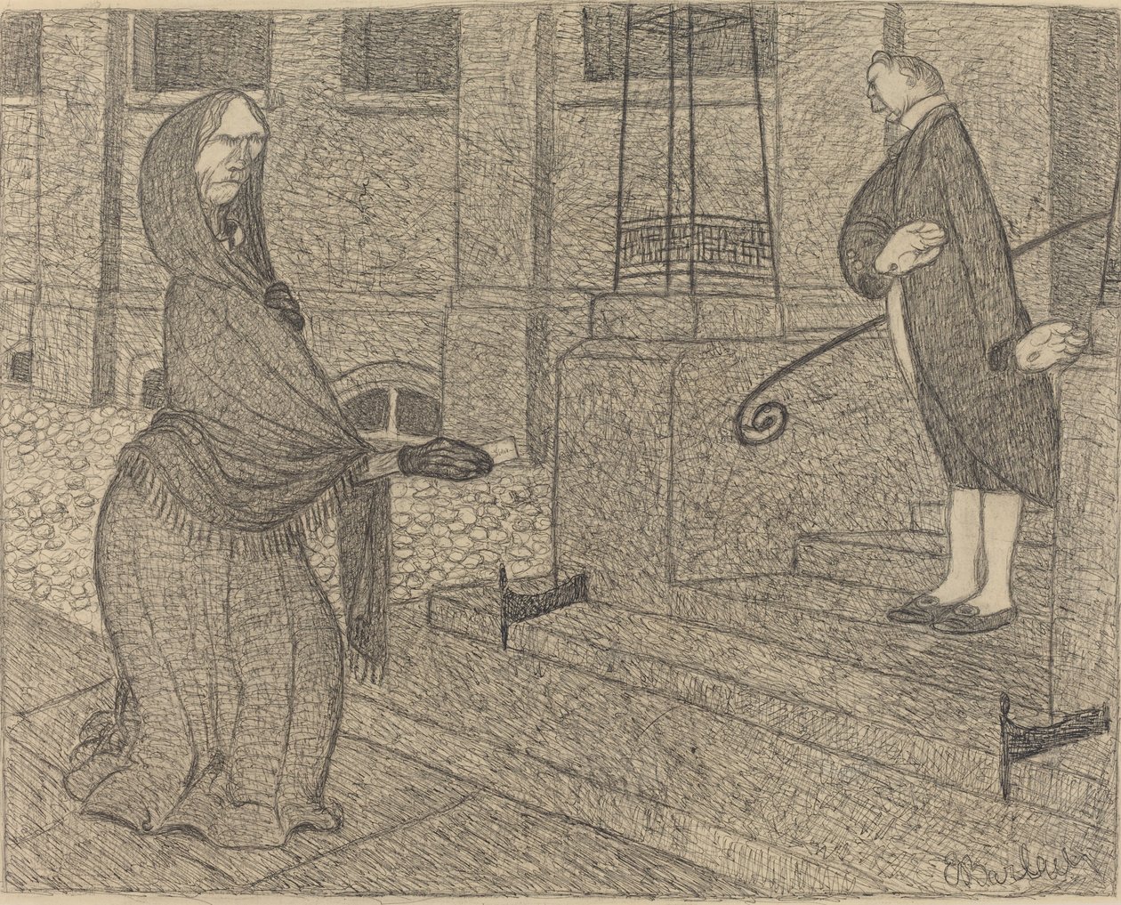 Prvotřídní, 1906. od Ernst Barlach