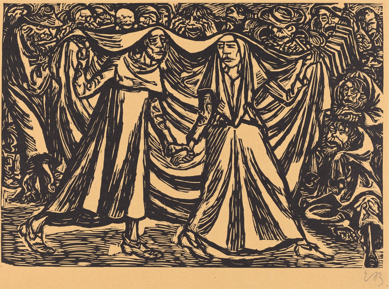 Tanec smrti II, 1921. od Ernst Barlach