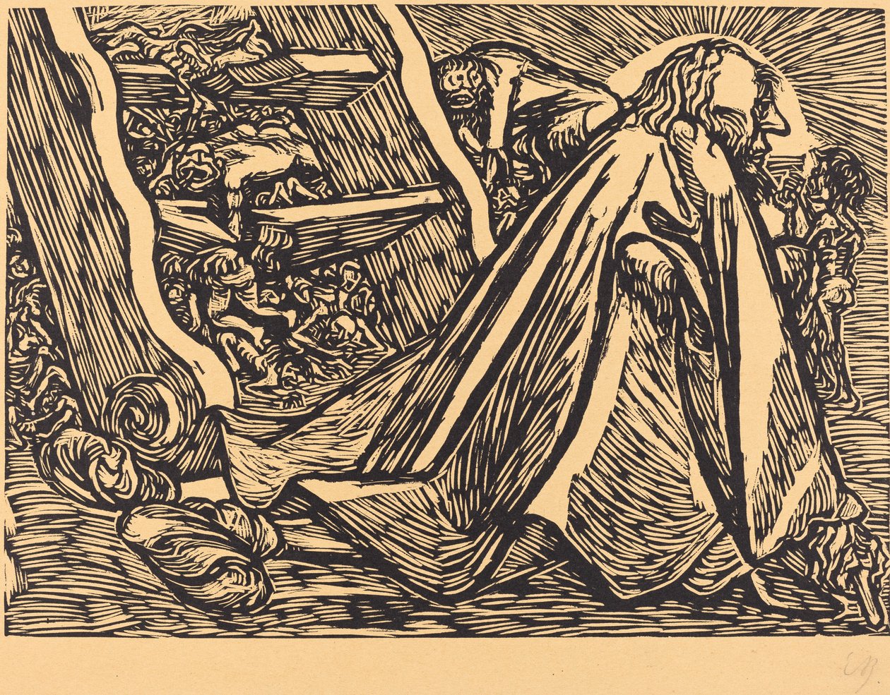 Božský žebrák od Ernst Barlach