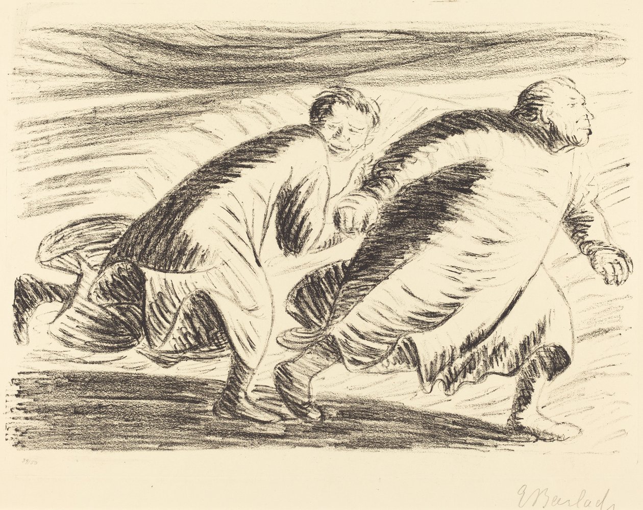 Uprchlíci od Ernst Barlach