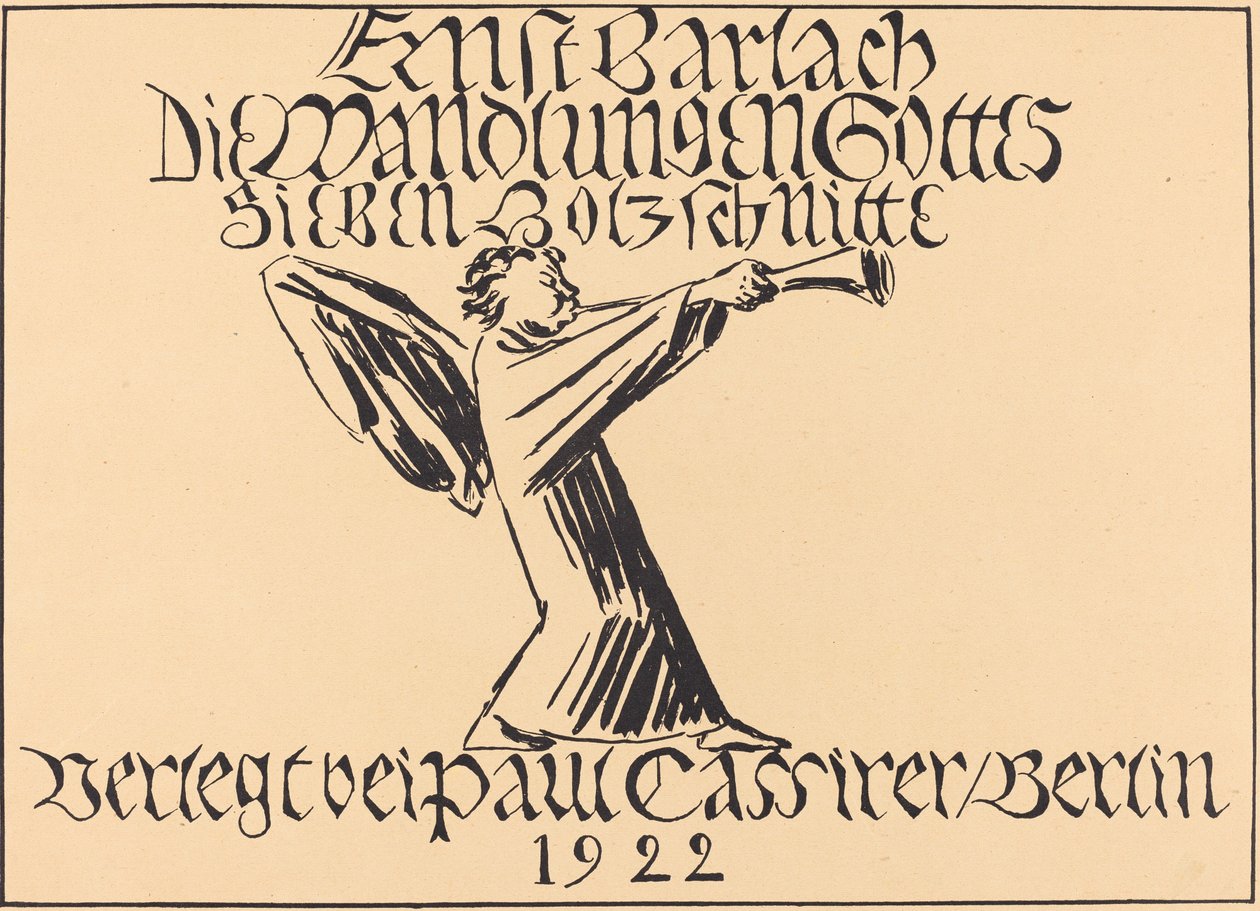Titulní strana od Ernst Barlach