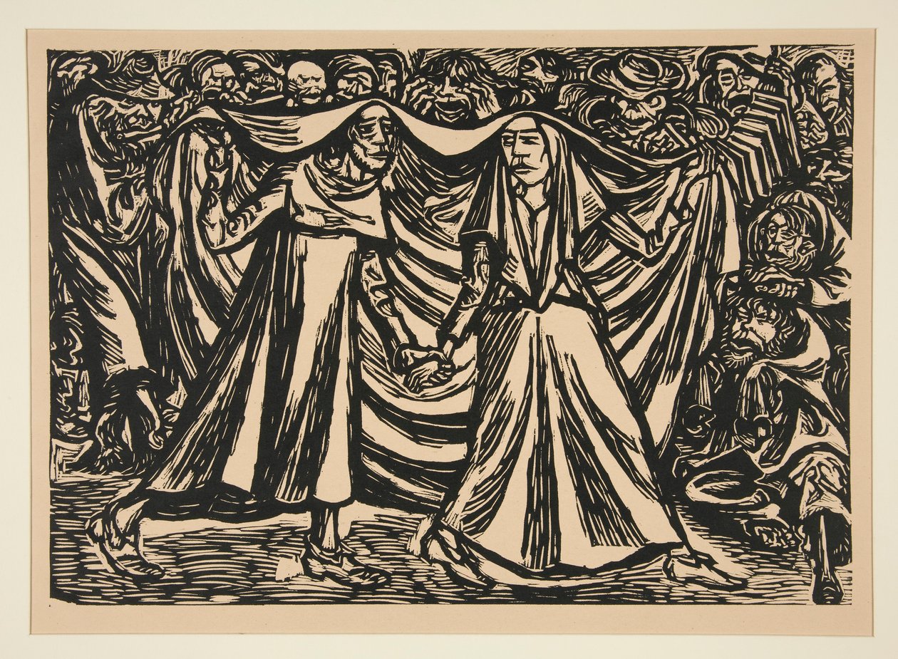Totentanz II (Tanec smrti II) od Ernst Barlach