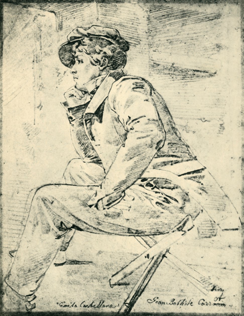 Camille Corot, 1826, 1943. od Ernst Fries
