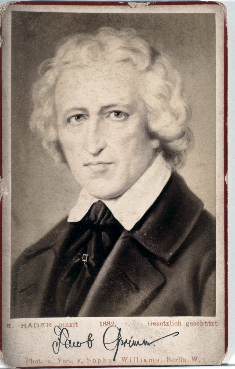 Portrét Jacoba Grimma od Ernst Hader