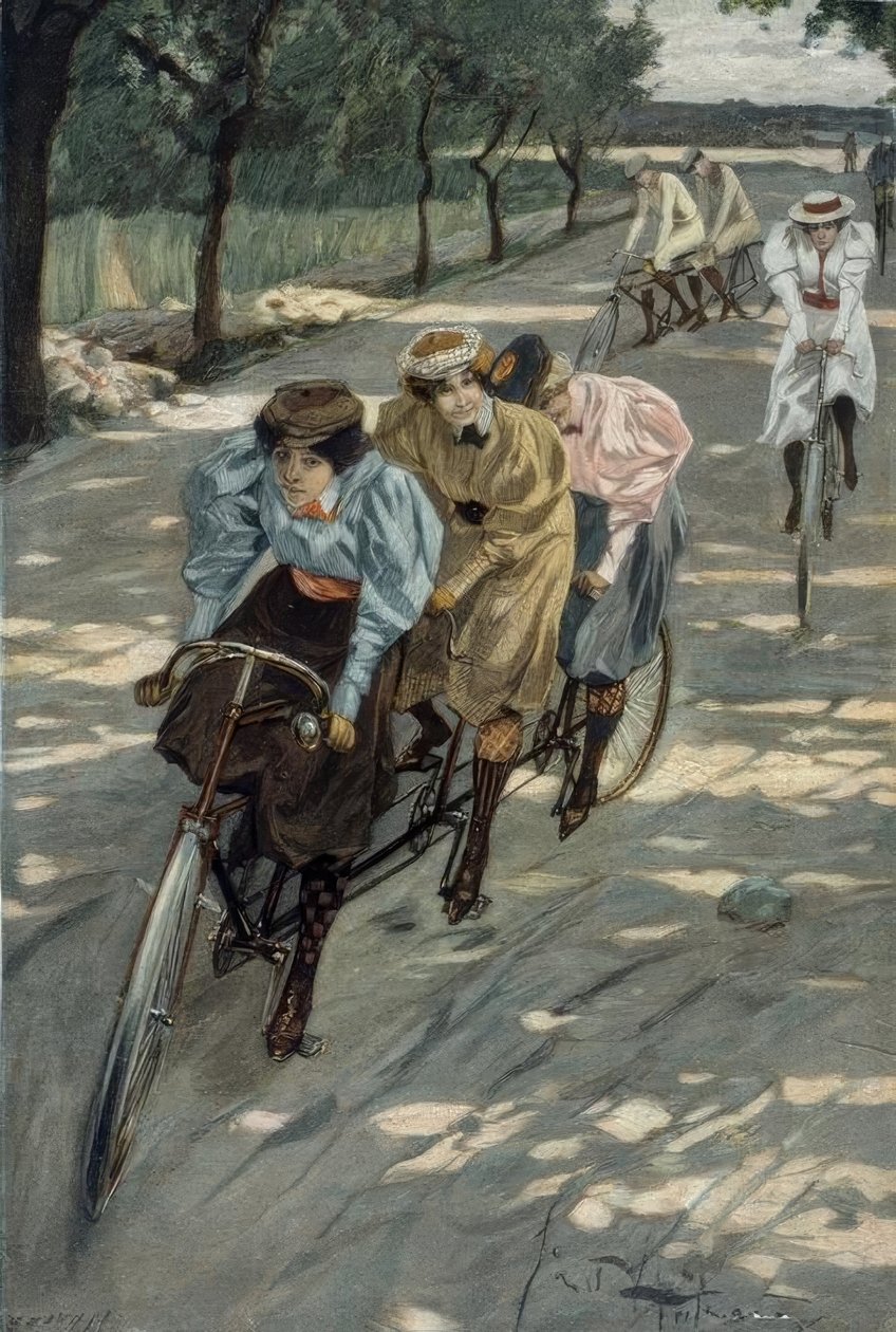E. Heilemann, řidič tandemu od Ernst Heilemann
