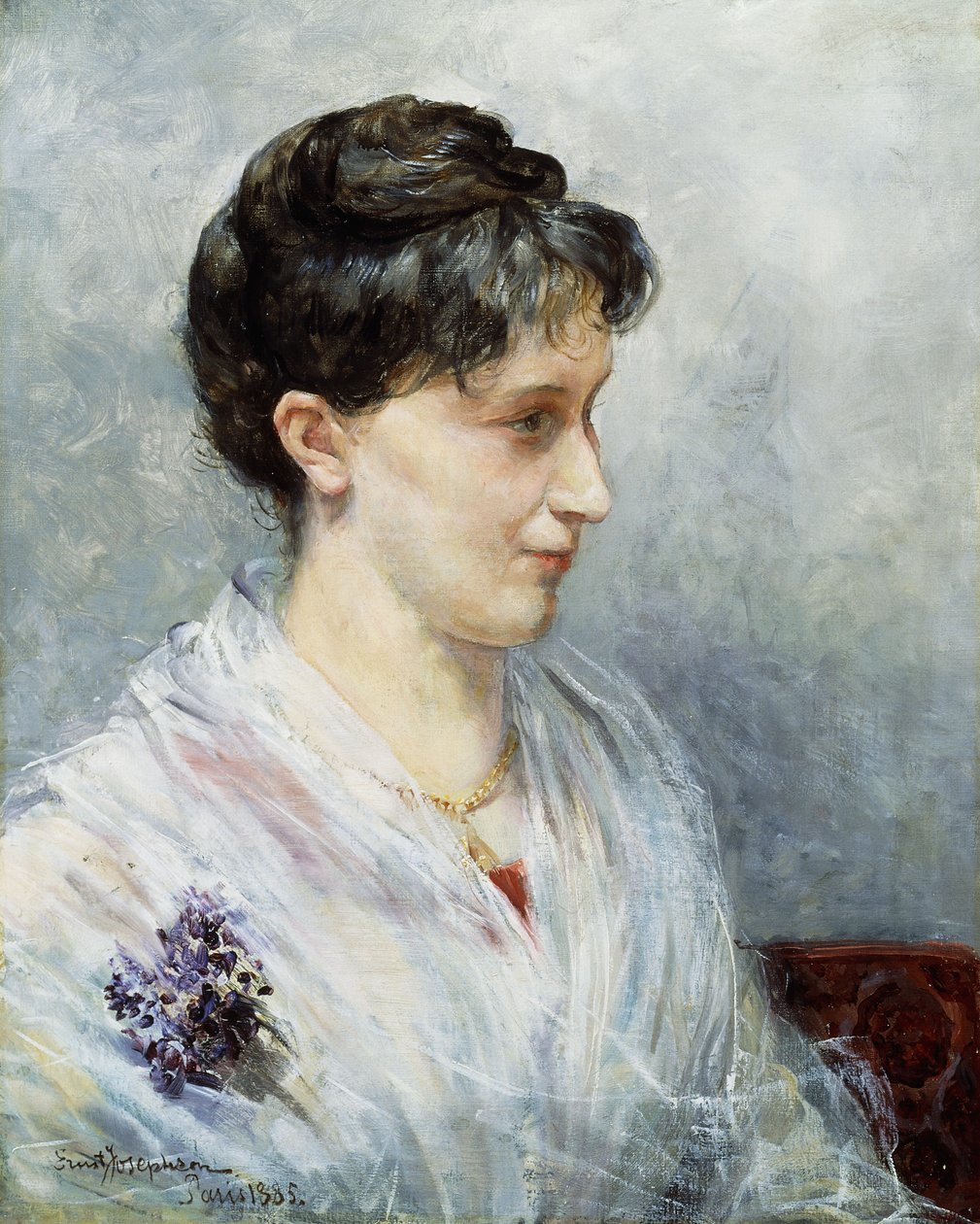 Portrét Marie od Ernst Josephson