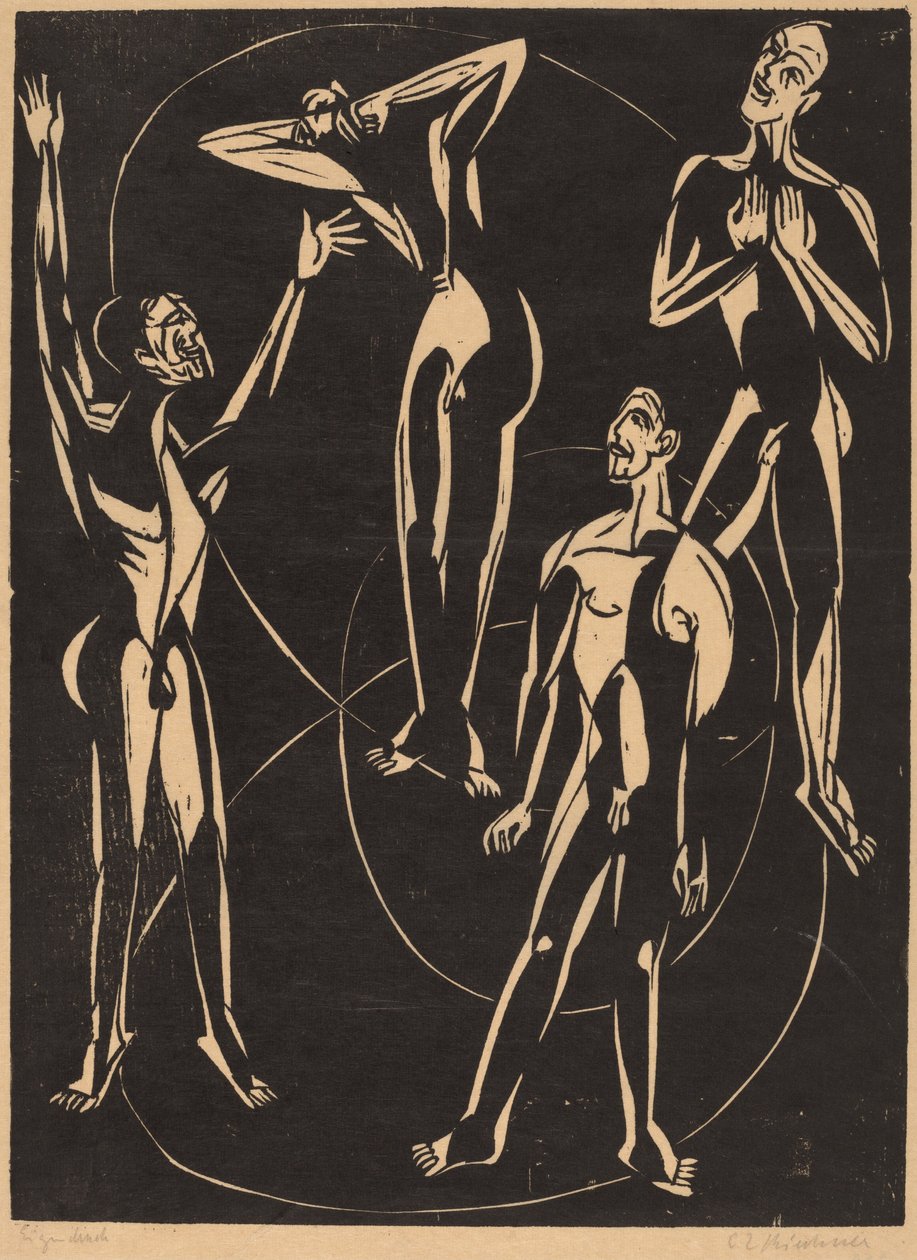 Pocity, 1937. od Ernst Ludwig Kirchner