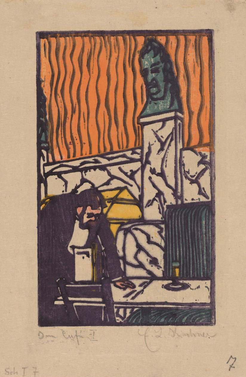 Vrchní číšník v kavárně, 1904. od Ernst Ludwig Kirchner