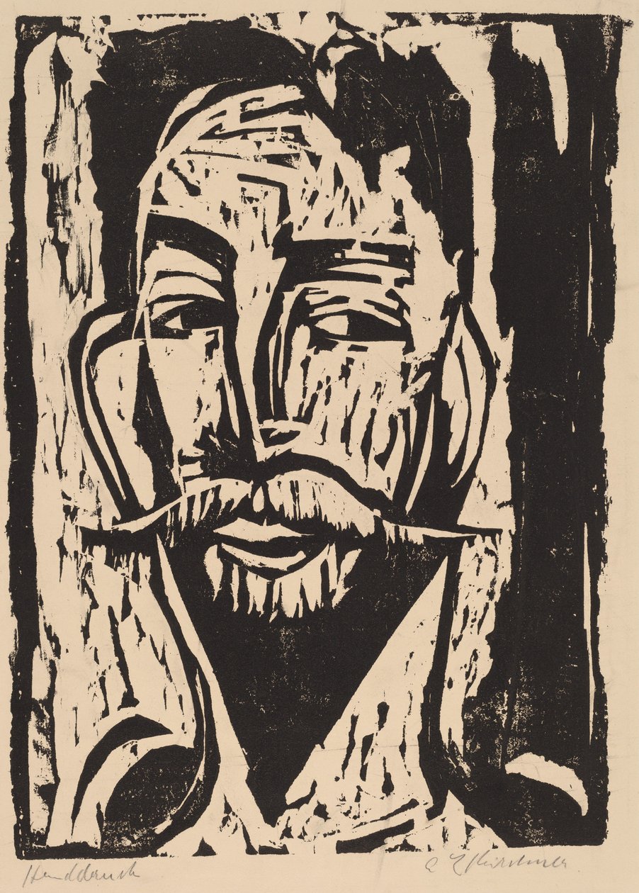 Vedoucí prof. Dr. Graef, 1915. od Ernst Ludwig Kirchner