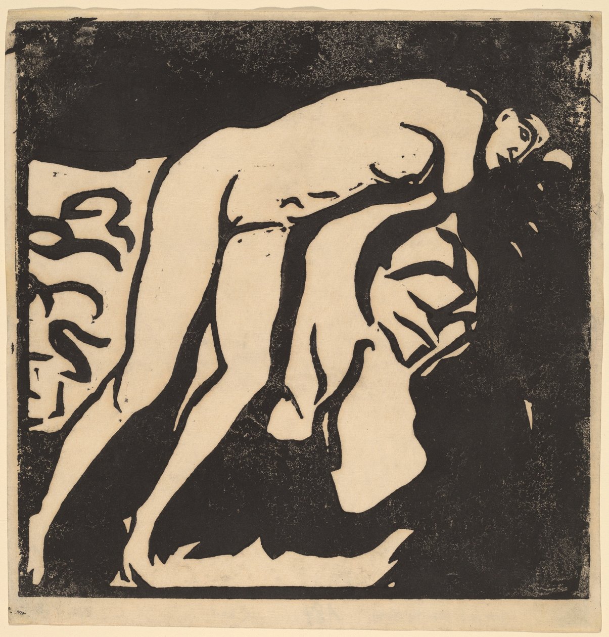 Nahá dívka, 1906. od Ernst Ludwig Kirchner
