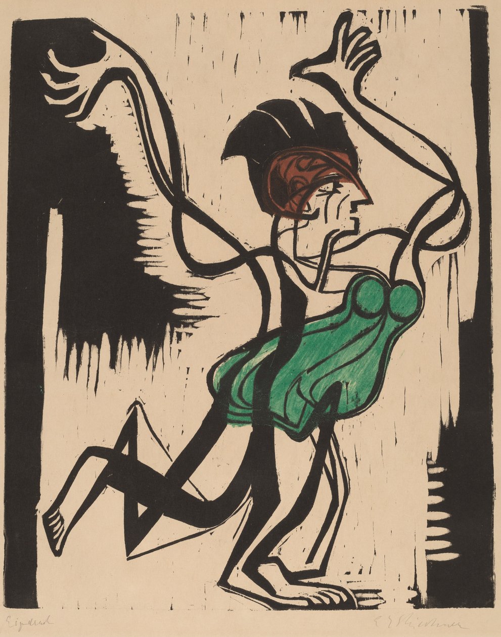 Palucca, 1930. od Ernst Ludwig Kirchner