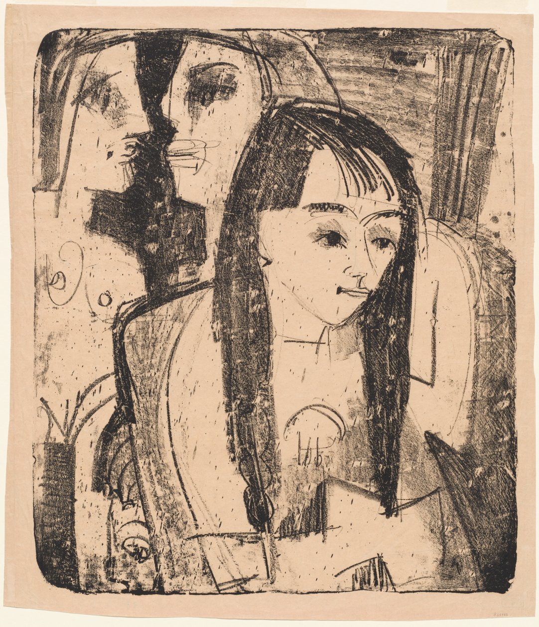 Portrét dívky, 1921. od Ernst Ludwig Kirchner