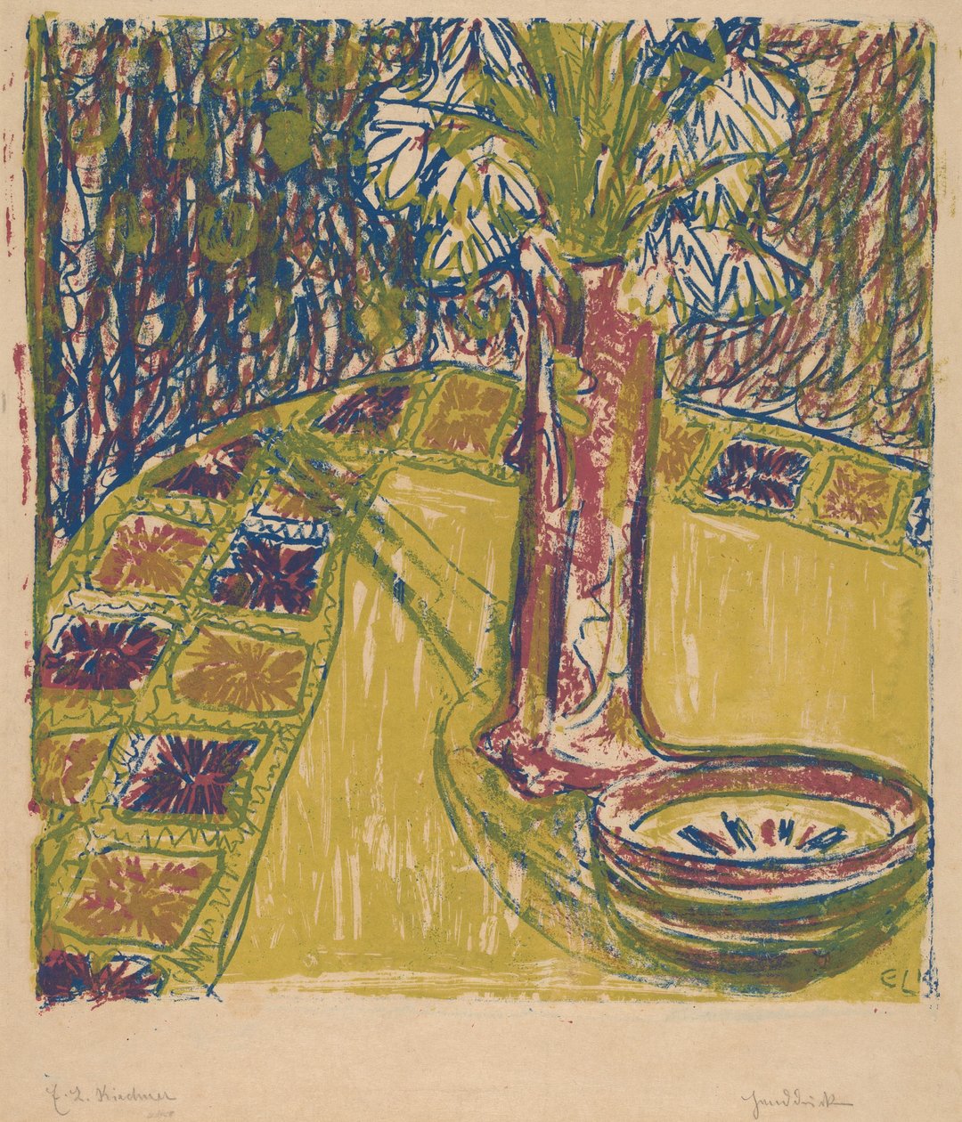 Zátiší, 1907. od Ernst Ludwig Kirchner