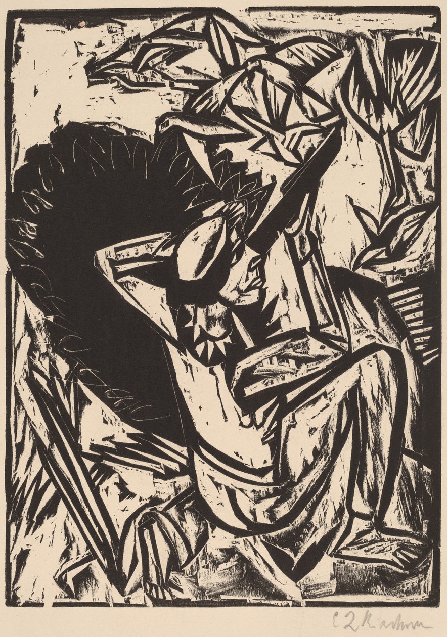 Lovec racků, 1913. od Ernst Ludwig Kirchner
