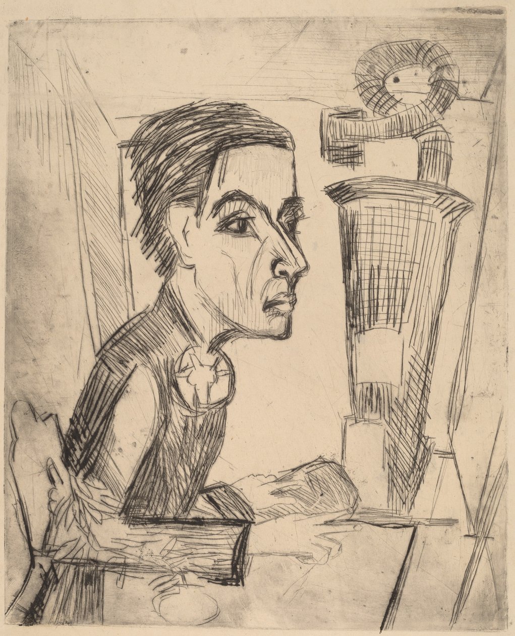 Malíř, 1923. od Ernst Ludwig Kirchner