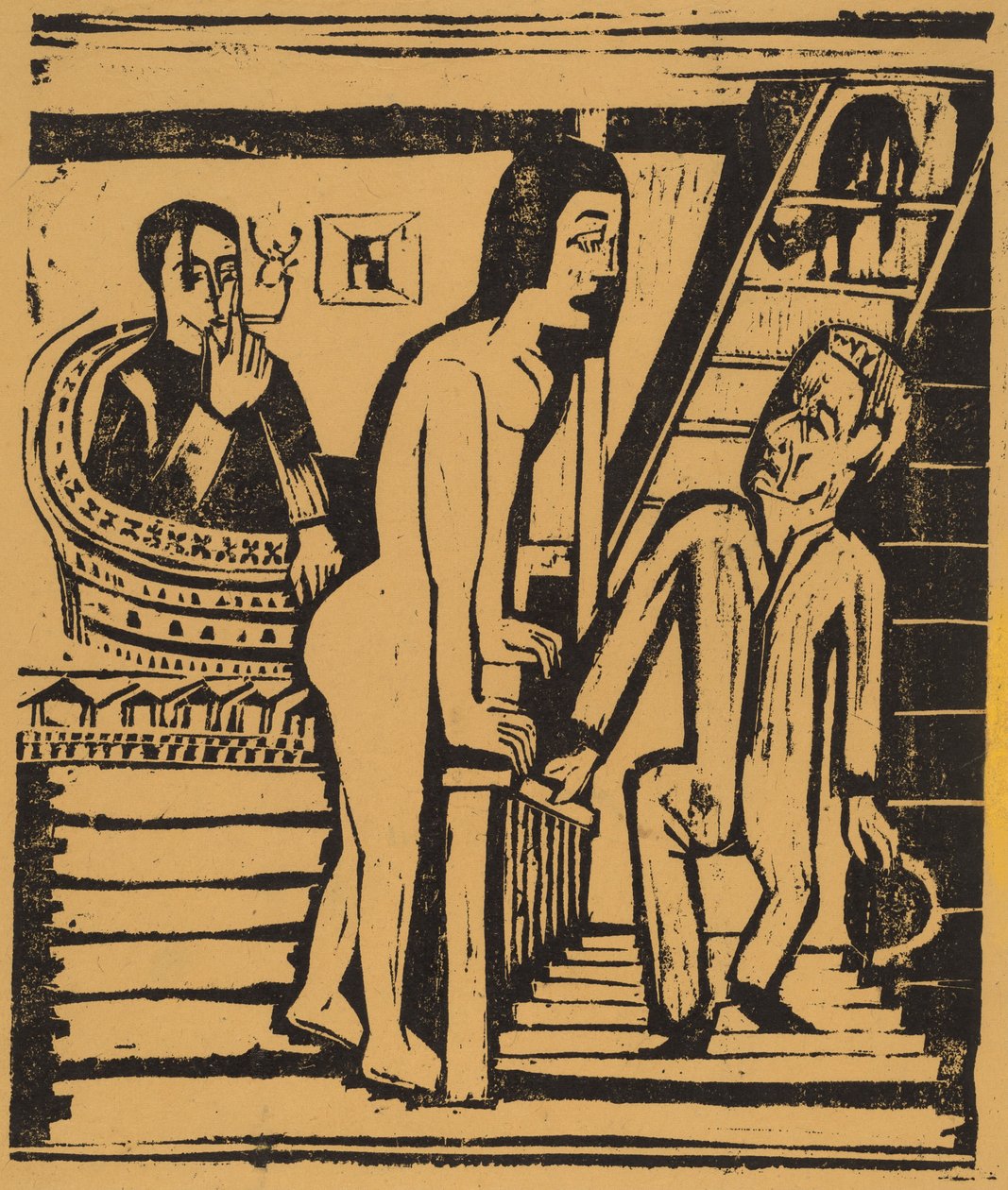 Návštěva, 1923. od Ernst Ludwig Kirchner