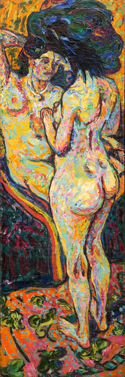 Dva akty [avers], 1907. od Ernst Ludwig Kirchner