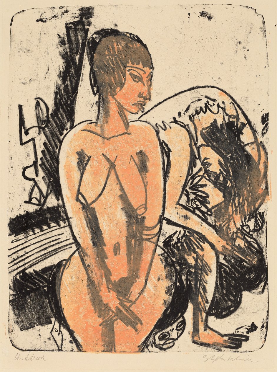 Dvě ženy, 1914. od Ernst Ludwig Kirchner