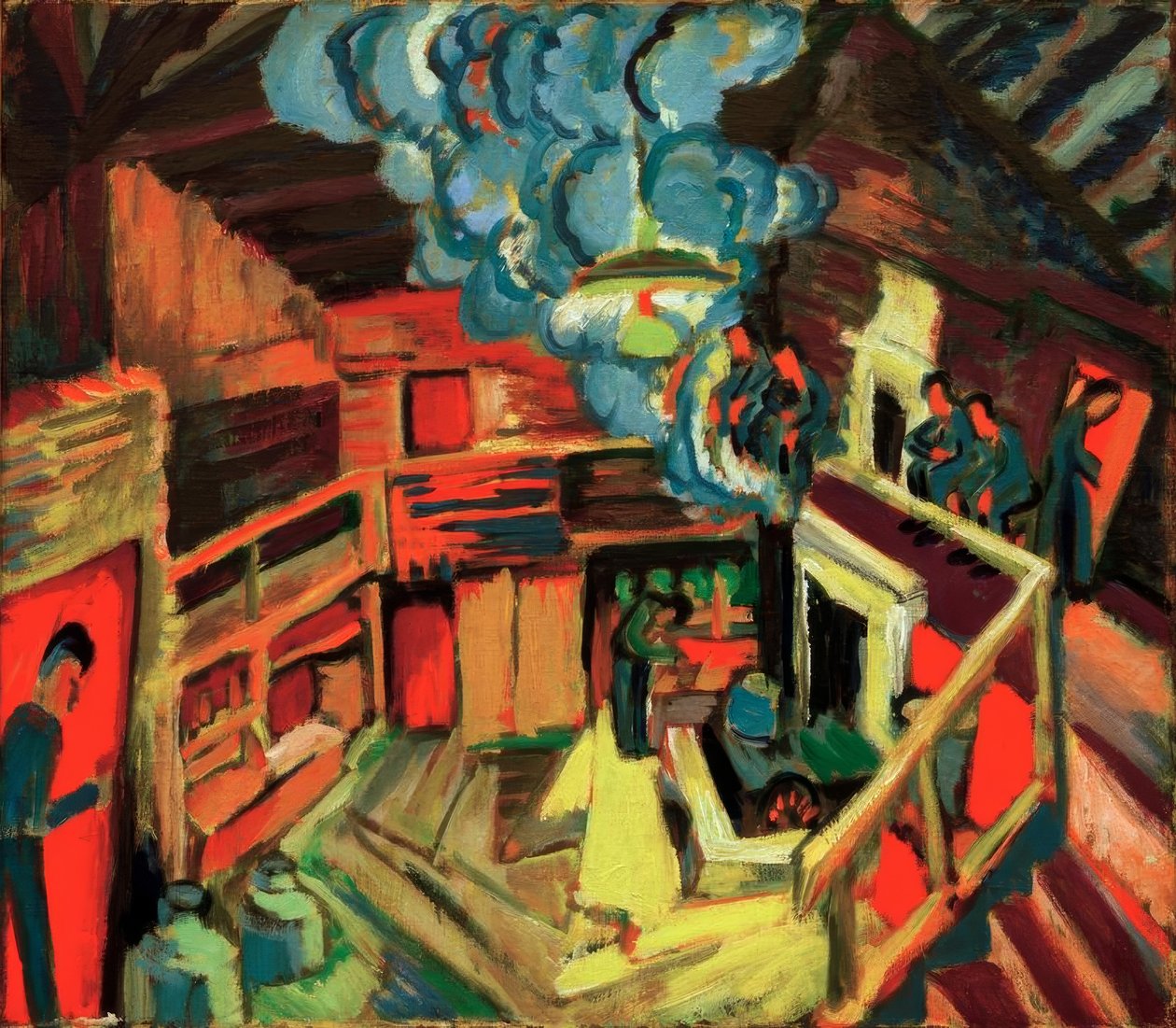 Stará mlékárna od Ernst Ludwig Kirchner