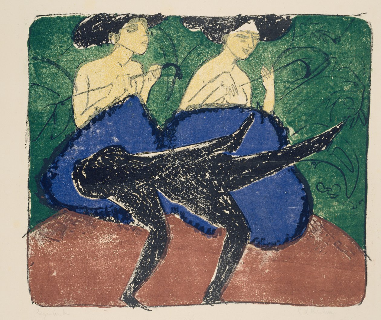 Americké dívky od Ernst Ludwig Kirchner