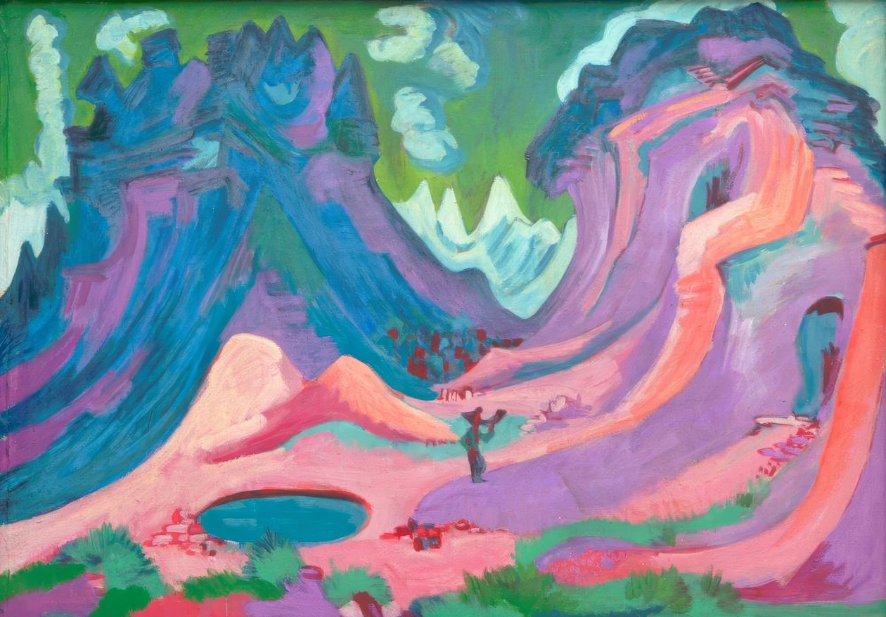 Amselfluh od Ernst Ludwig Kirchner