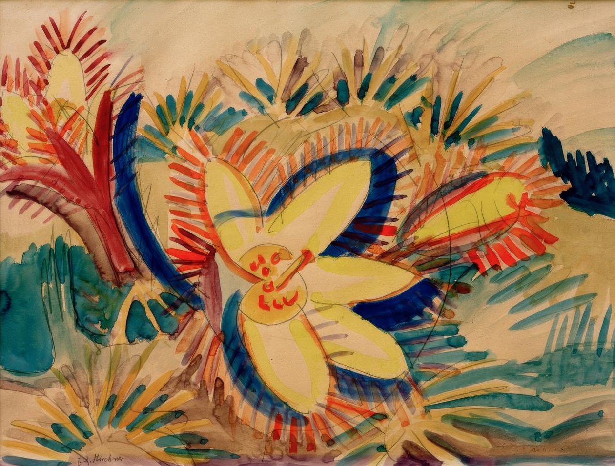 Berganemone od Ernst Ludwig Kirchner
