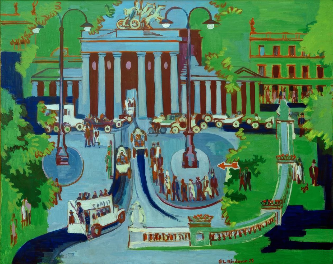Braniborská brána, Berlín od Ernst Ludwig Kirchner