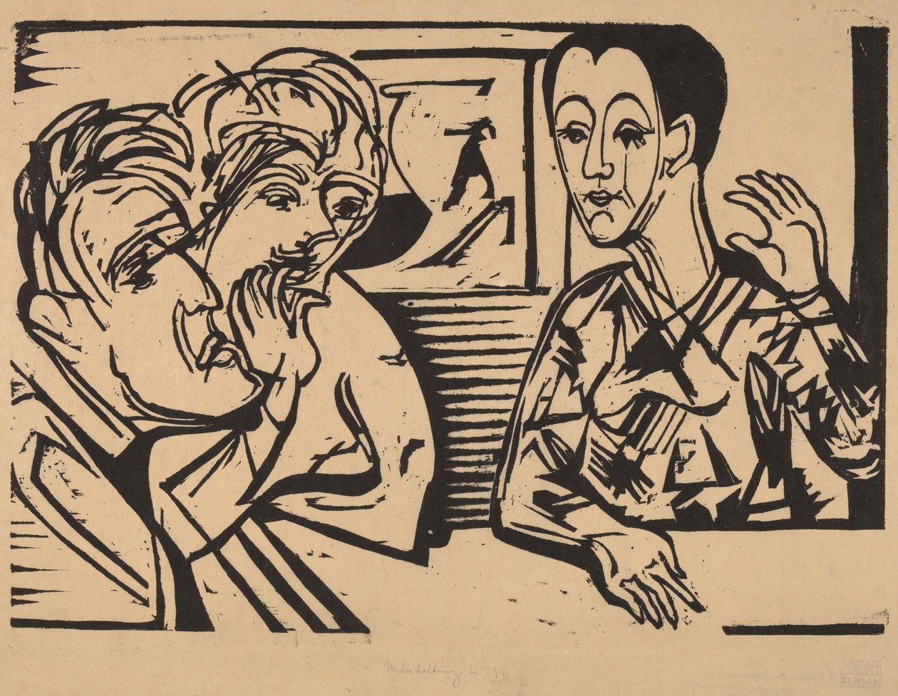 Konverzace od Ernst Ludwig Kirchner