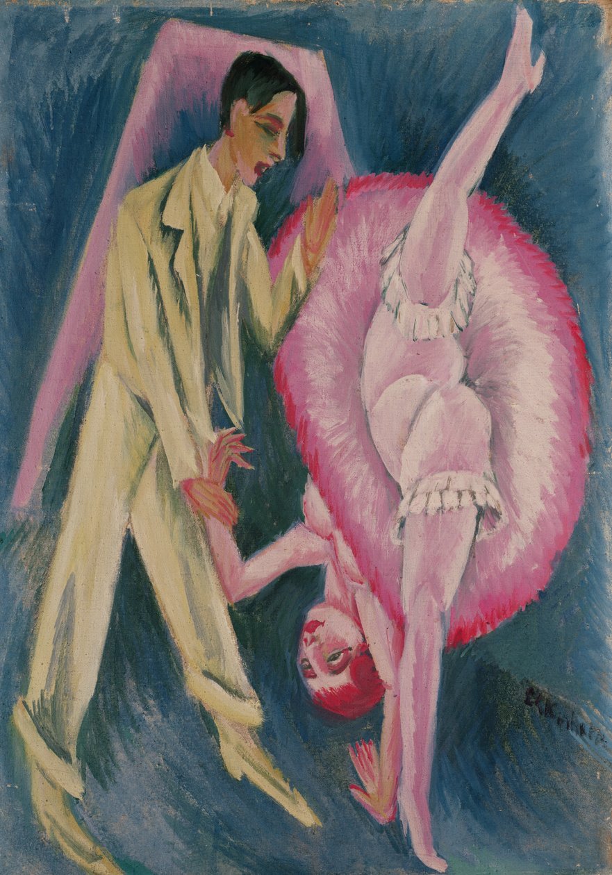 Taneční pár, 1914 od Ernst Ludwig Kirchner