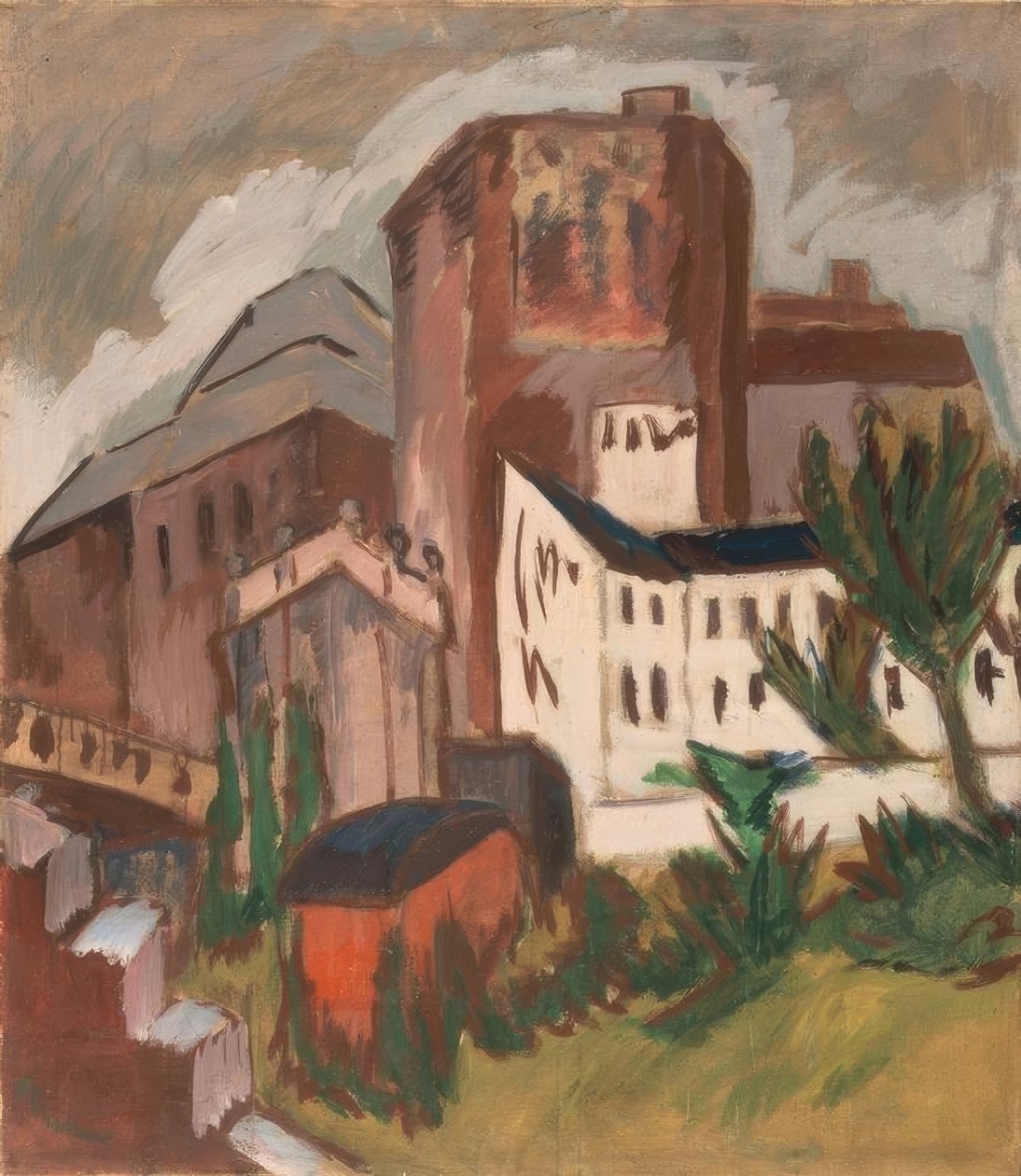 Městská věž od Ernst Ludwig Kirchner