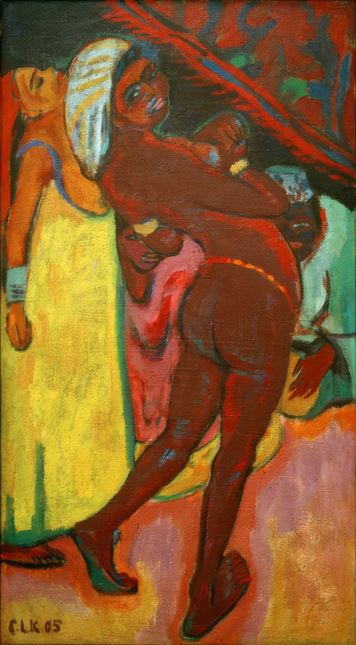 Černá tanečnice od Ernst Ludwig Kirchner