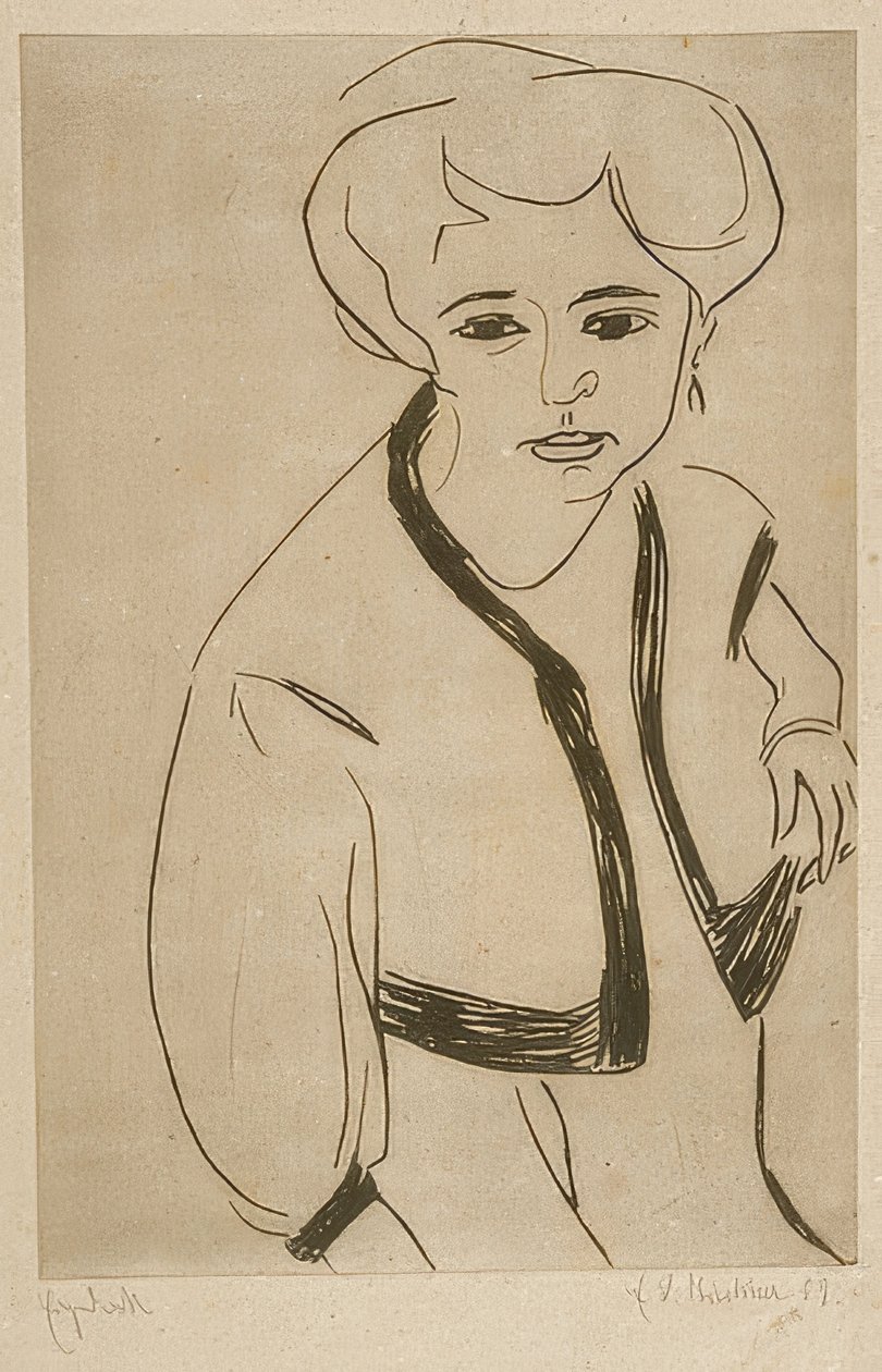 Dodo. 1909 od Ernst Ludwig Kirchner