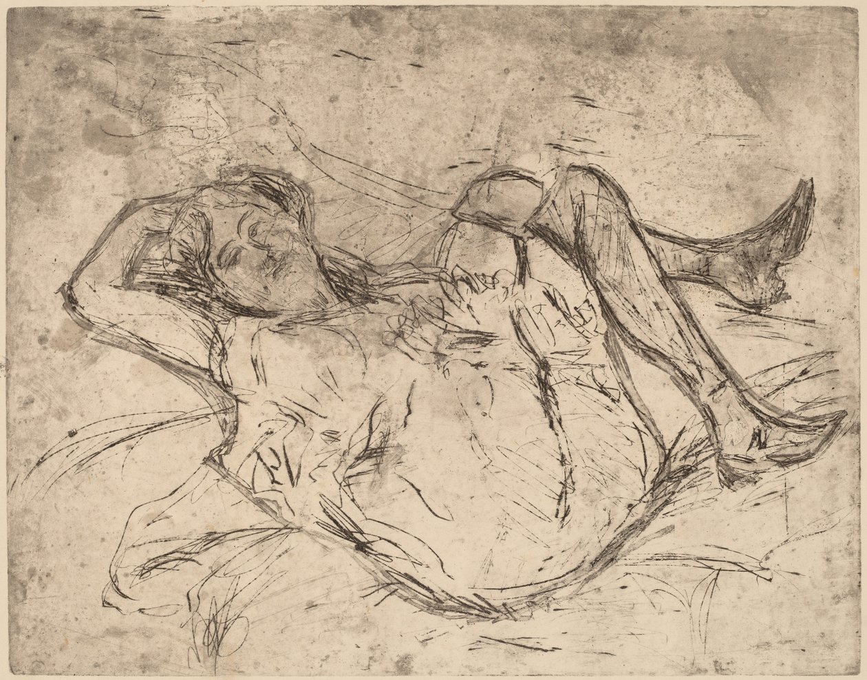 Snící dívka od Ernst Ludwig Kirchner