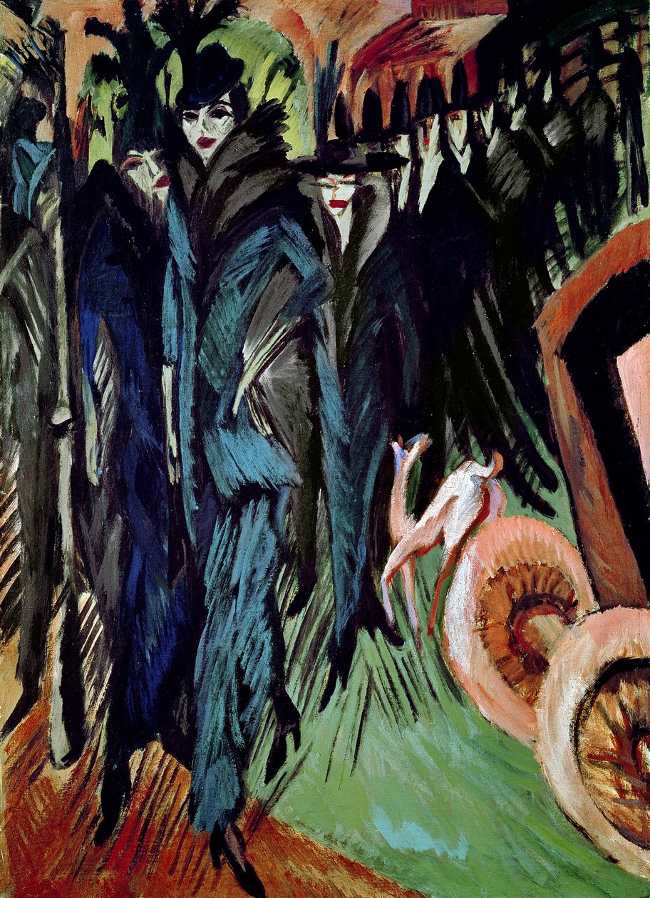 Friedrichstrasse od Ernst Ludwig Kirchner
