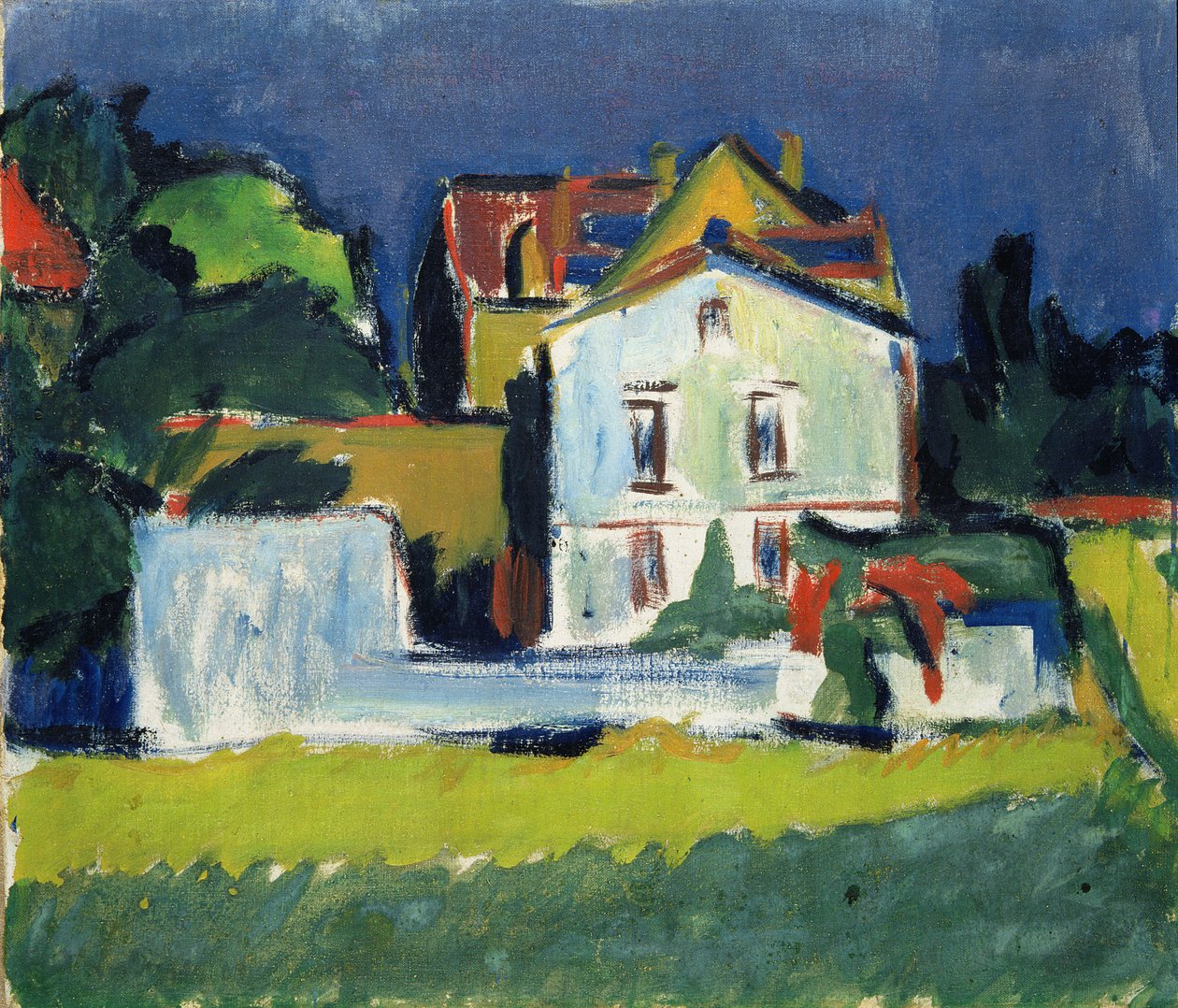 Dům v krajině od Ernst Ludwig Kirchner