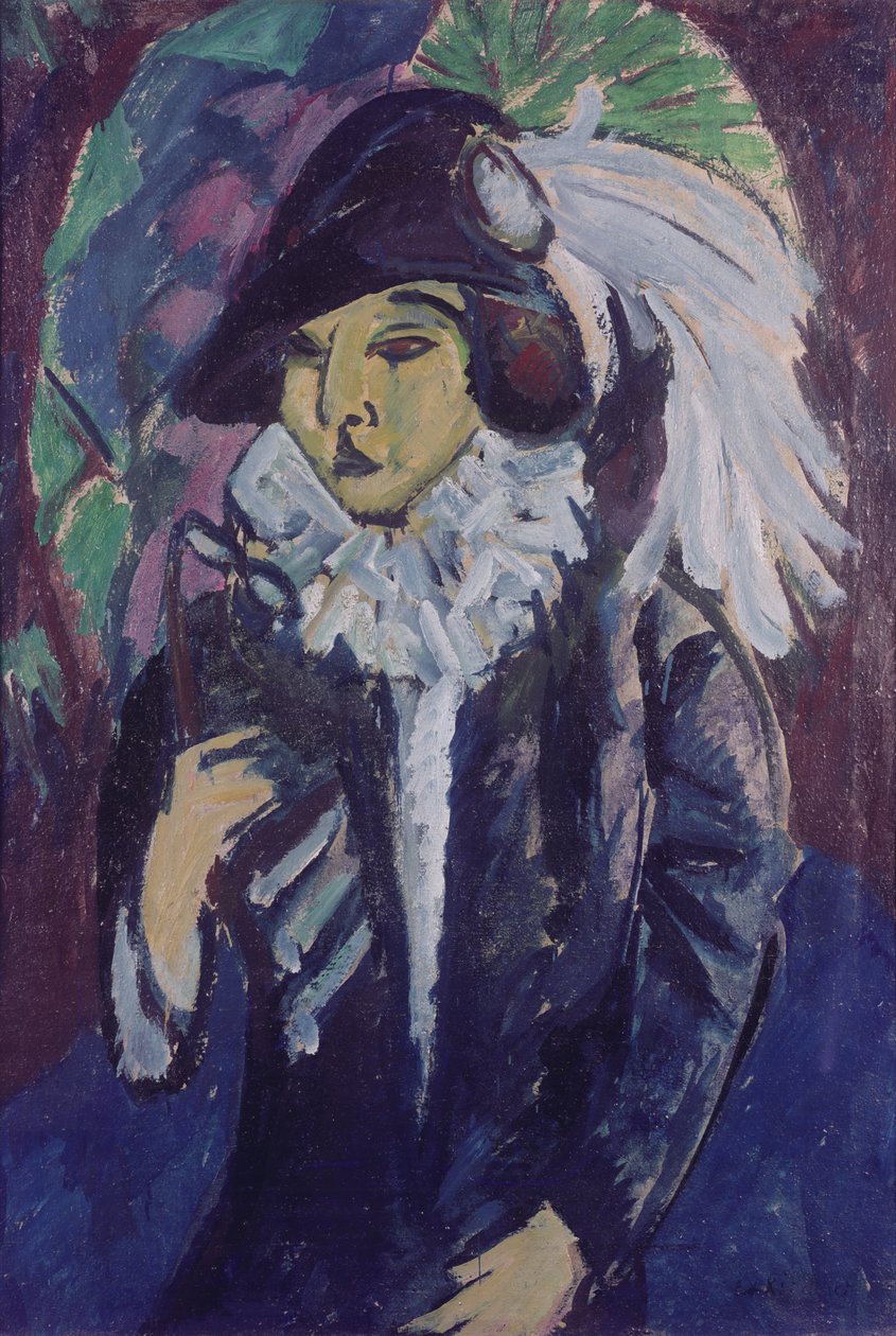Dáma v parku, 1912 od Ernst Ludwig Kirchner