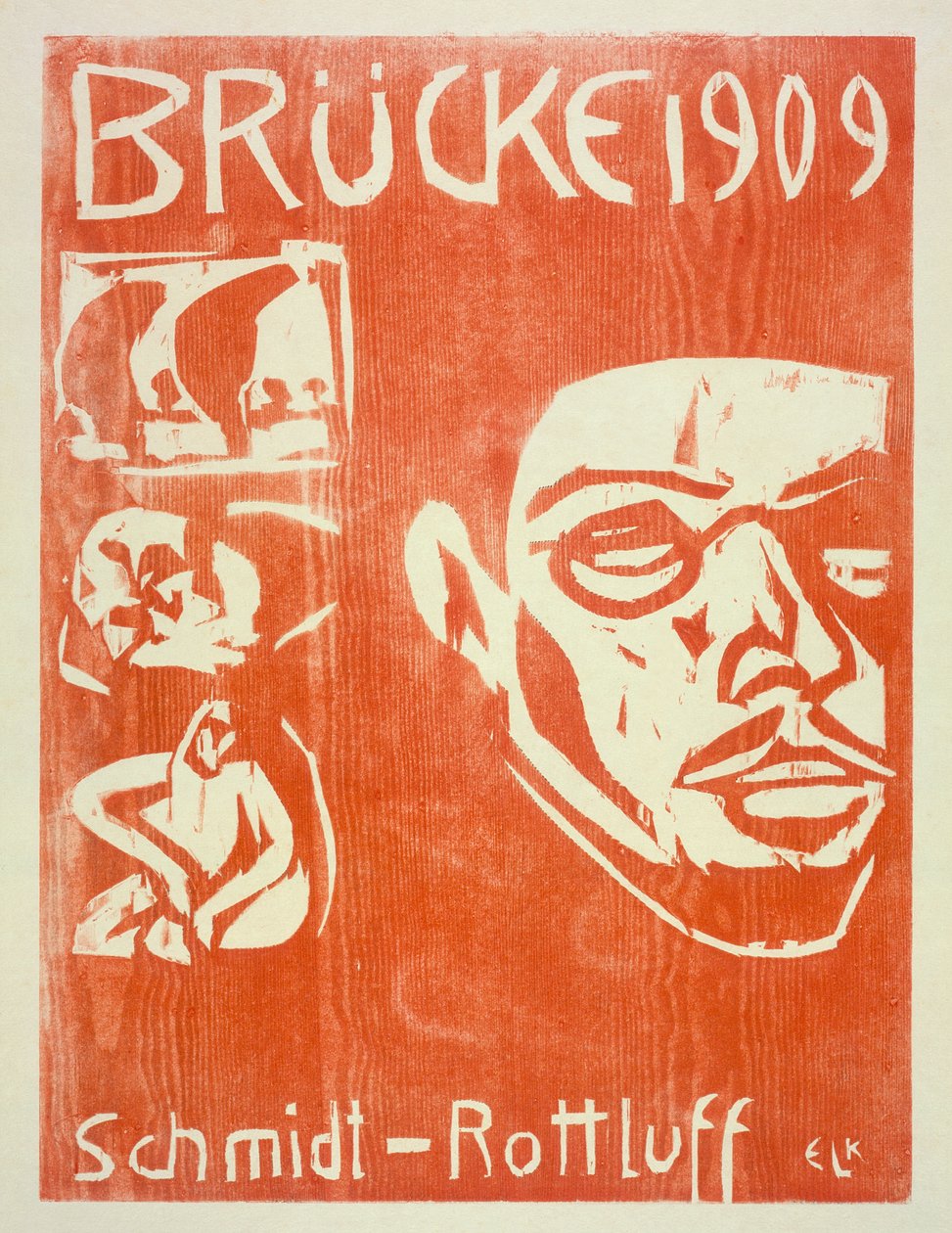 Portrét Schmidt-Rottluff, 1909 od Ernst Ludwig Kirchner