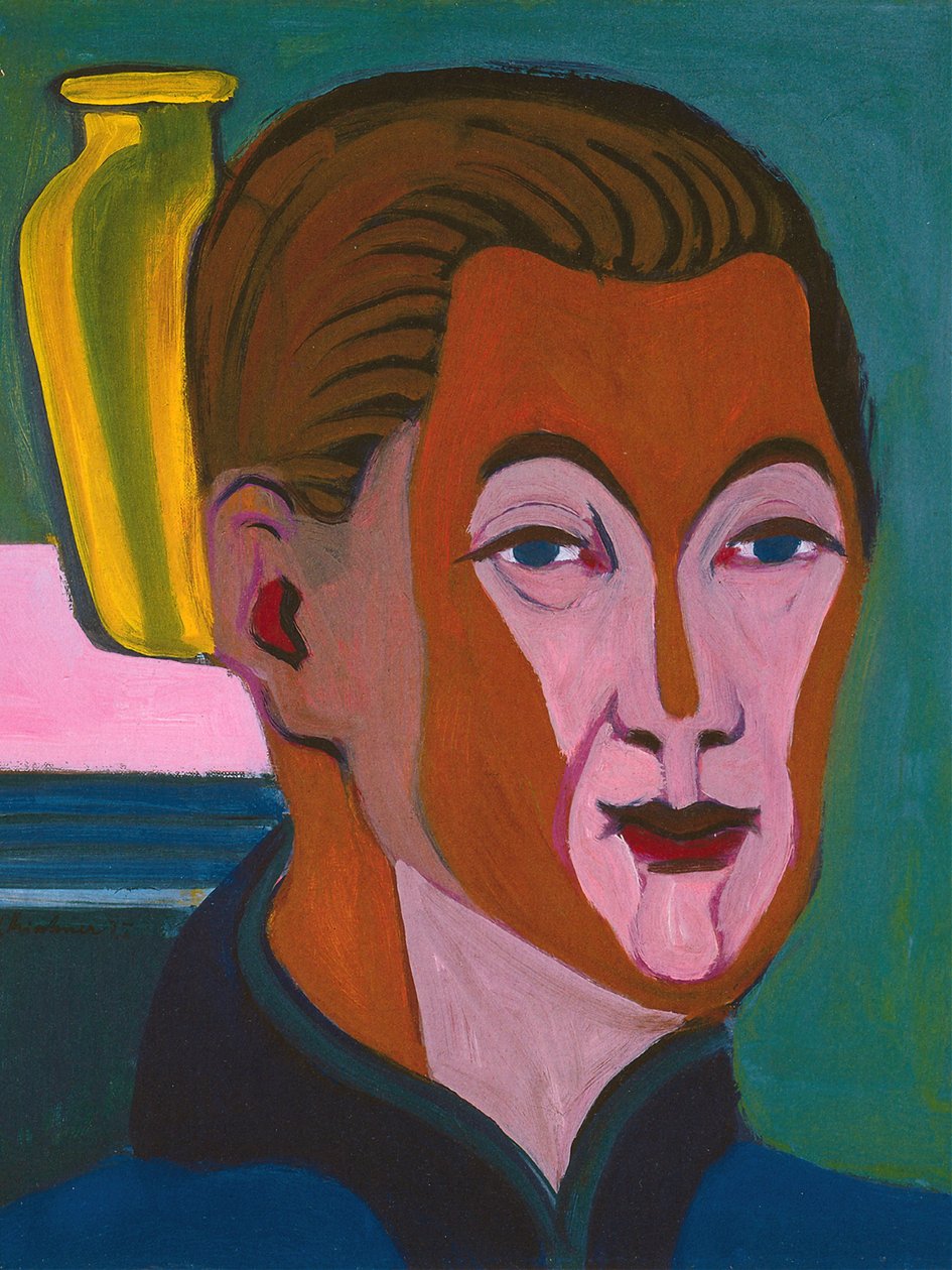 Autoportrét, 1925. od Ernst Ludwig Kirchner