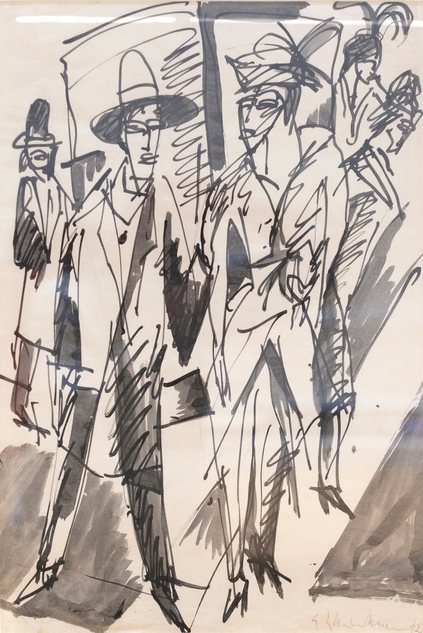 Hvězdy na silnici od Ernst Ludwig Kirchner