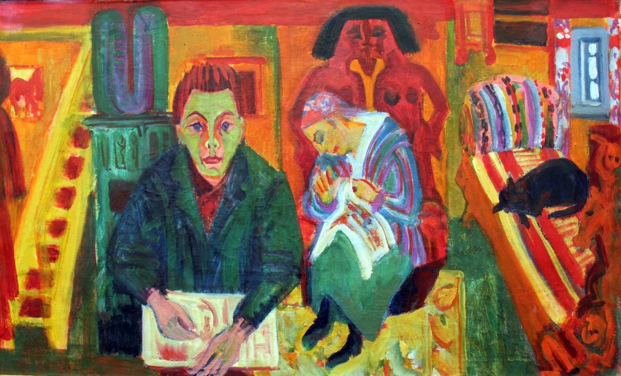 Obývací pokoj od Ernst Ludwig Kirchner