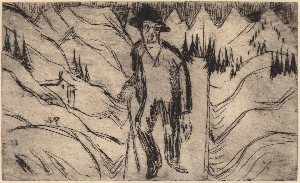 Tulák od Ernst Ludwig Kirchner
