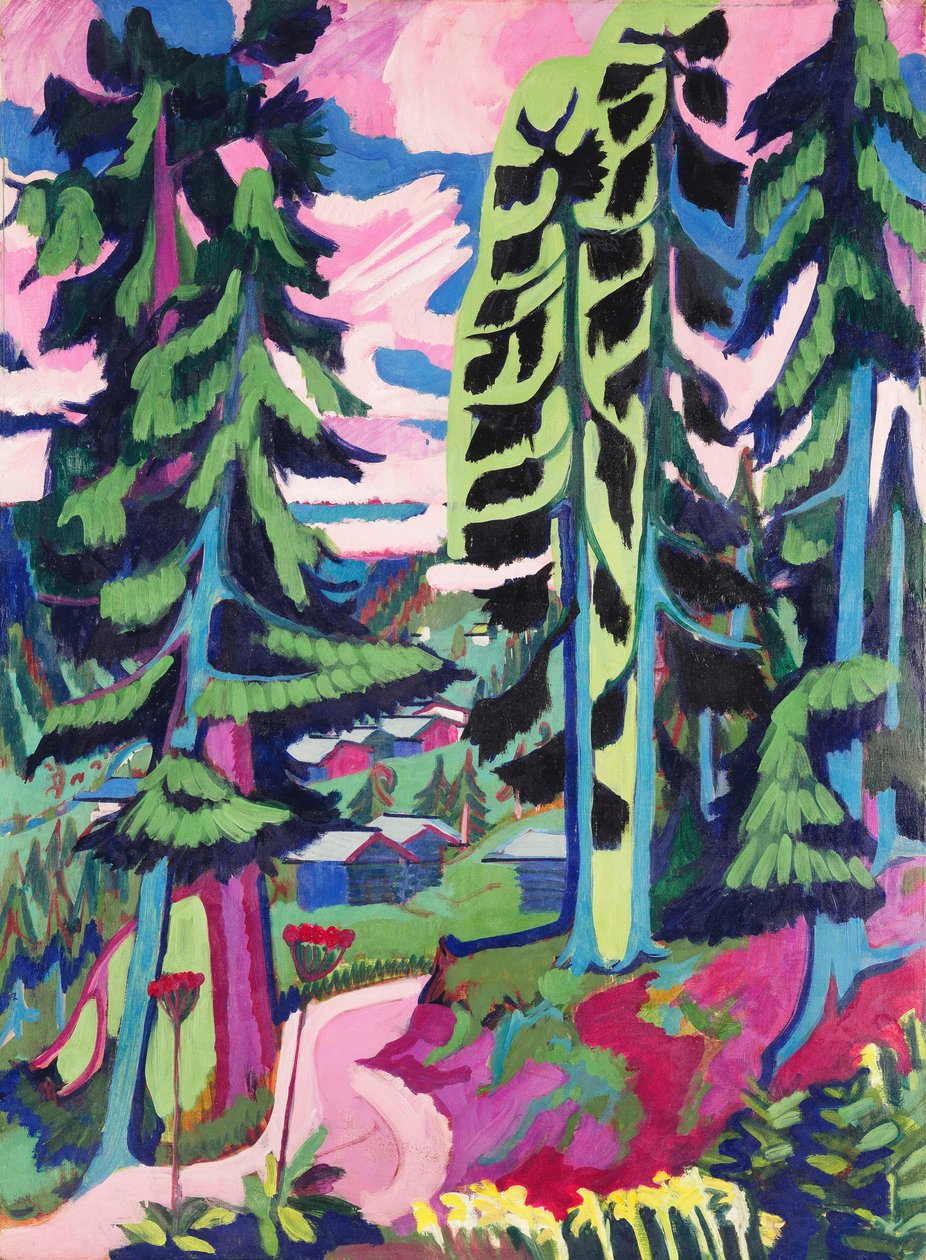 Divoká hora od Ernst Ludwig Kirchner