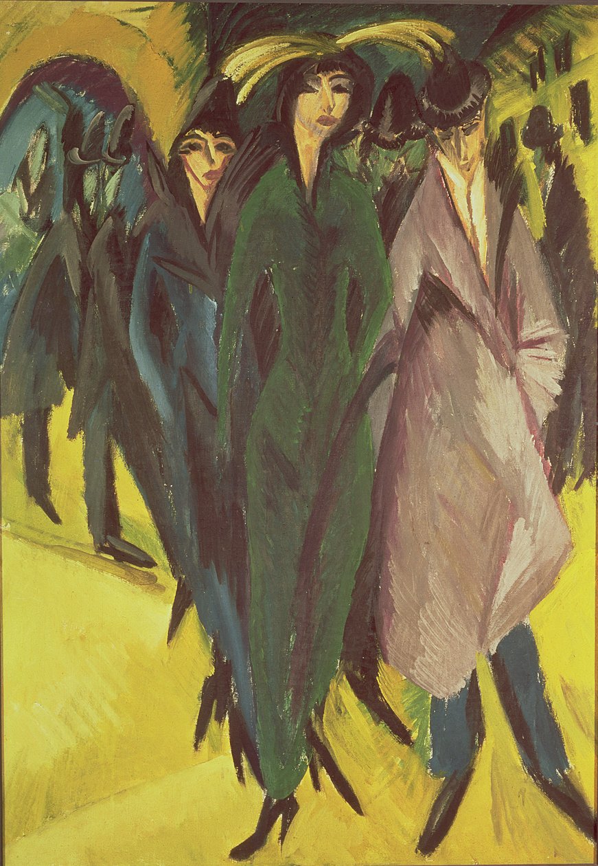 Ženy na ulici od Ernst Ludwig Kirchner