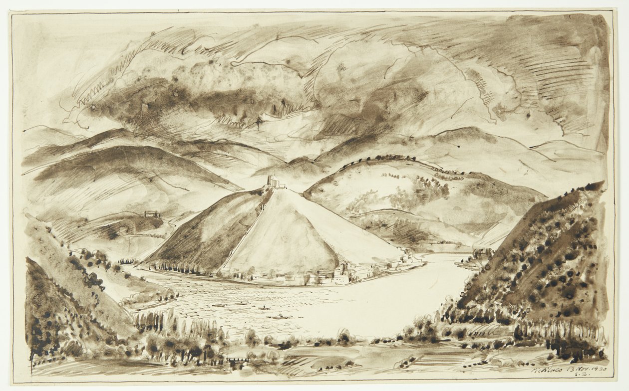 Italská krajina od Ernst Zeuthen