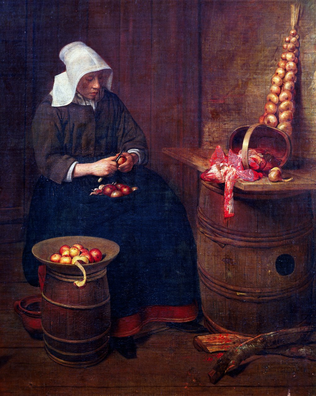 Škrabka na jablka, Esaias Boursse (1631-1672) od Esaias Boursse